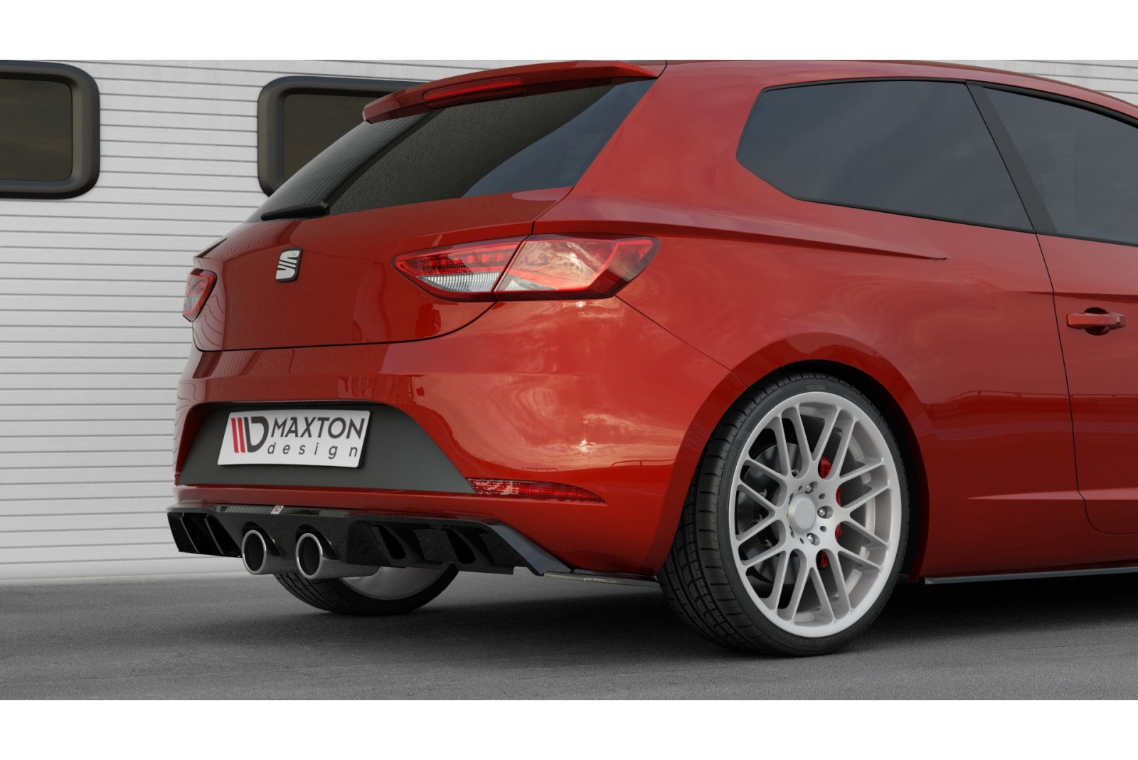 Dokładka Tylna V.2 Seat Leon Cupra Mk3 FL Hatchback