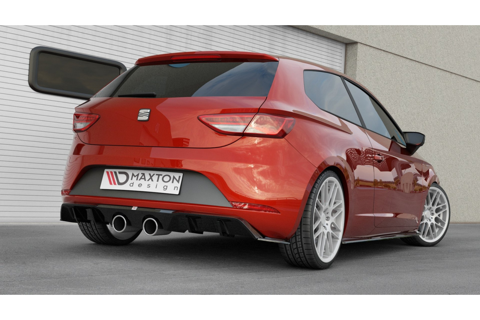 Dokładka Tylna V.2 Seat Leon Cupra Mk3 FL Hatchback