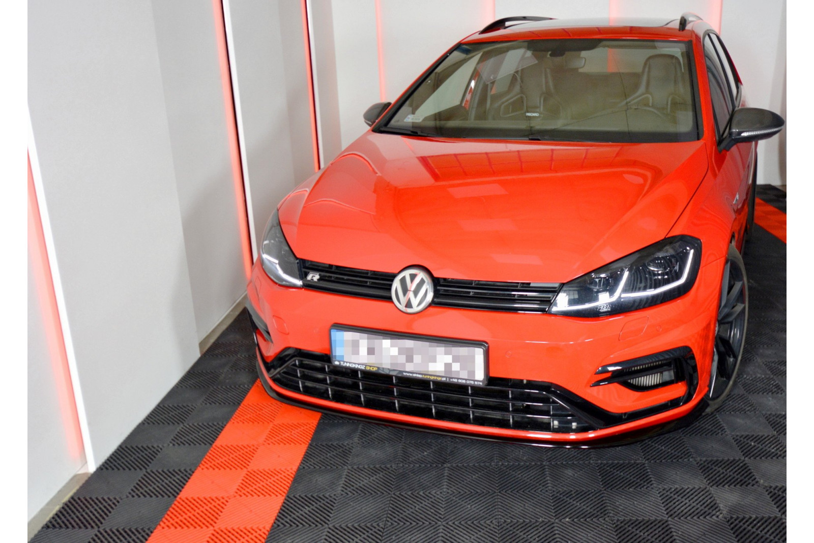 Splitter Przedni V.7 VW Golf 7 R / R-Line Facelift