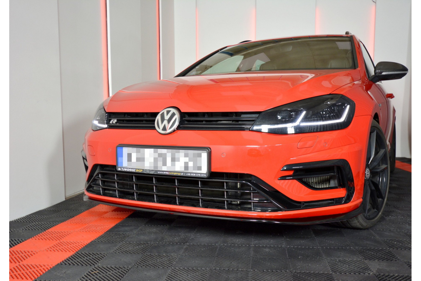 Splitter Przedni V.7 VW Golf 7 R / R-Line Facelift