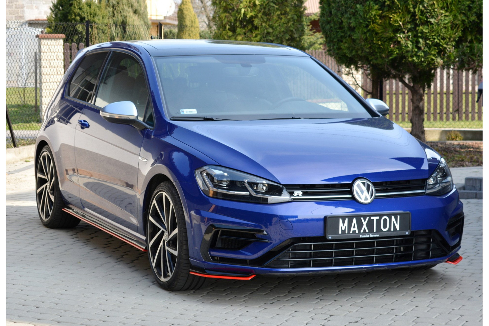 Splitter Przedni V.8 VW Golf 7 R / R-Line Facelift