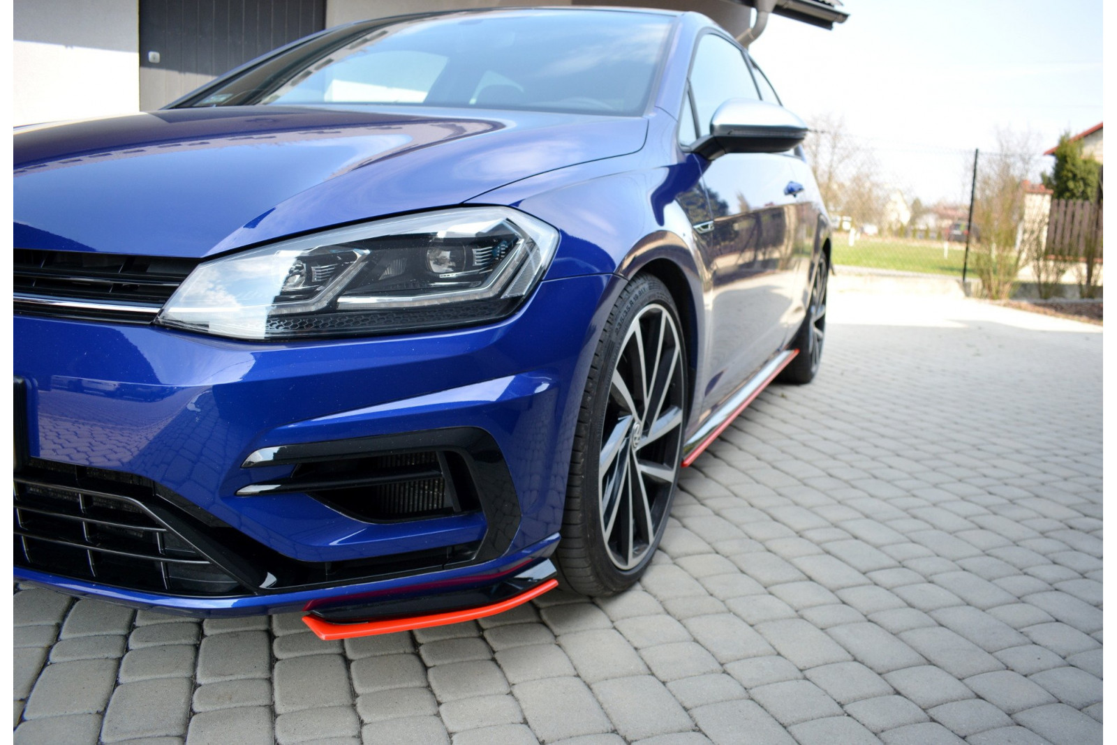 Splitter Przedni V.8 VW Golf 7 R / R-Line Facelift