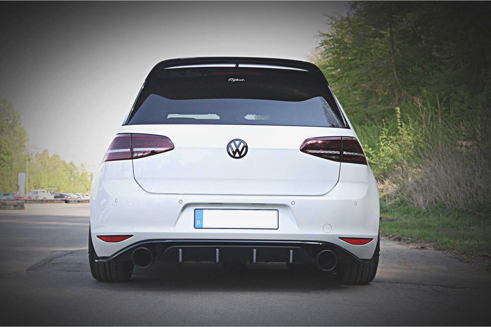 DOKŁADKA TYLNA VW GOLF Mk7 GTI CLUBSPORT