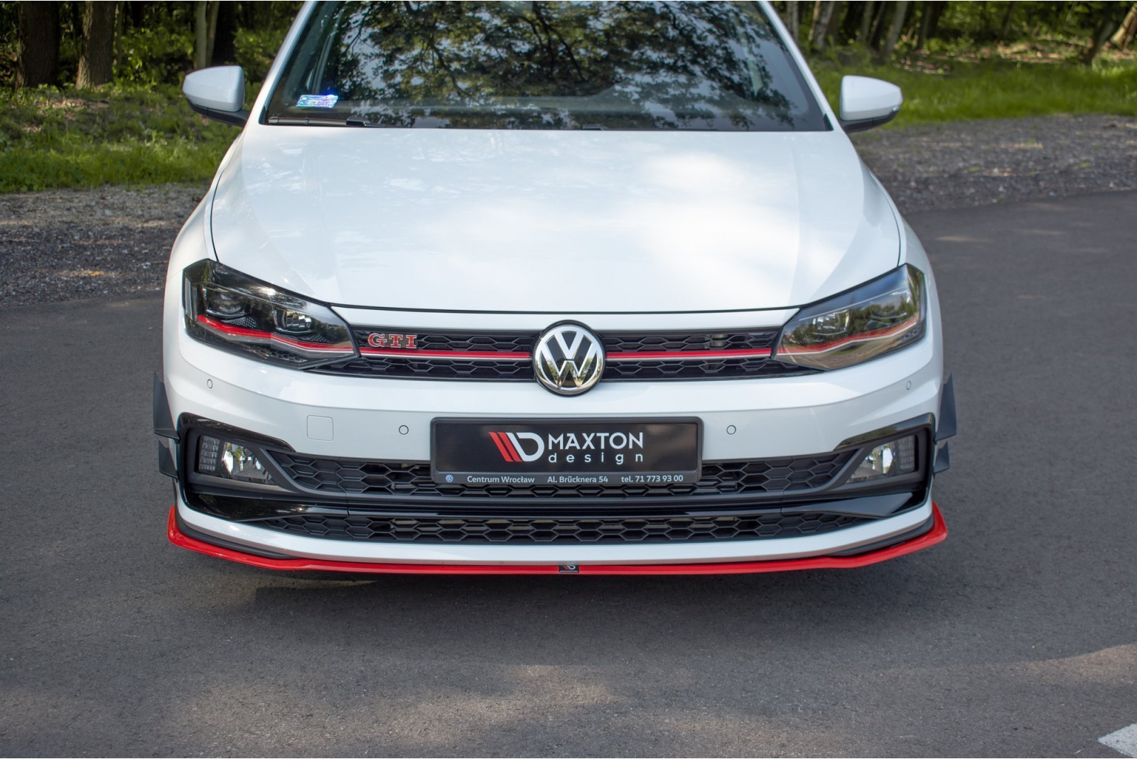 FRONT SPLITTER V.2 VW POLO MK6 GTI 