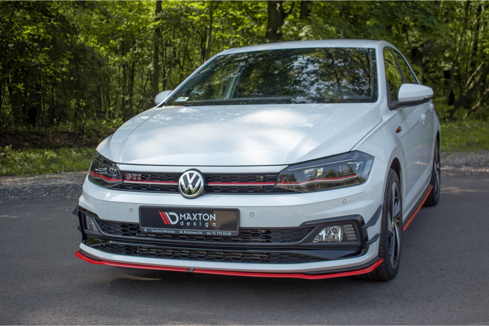 FRONT SPLITTER V.2 VW POLO MK6 GTI 