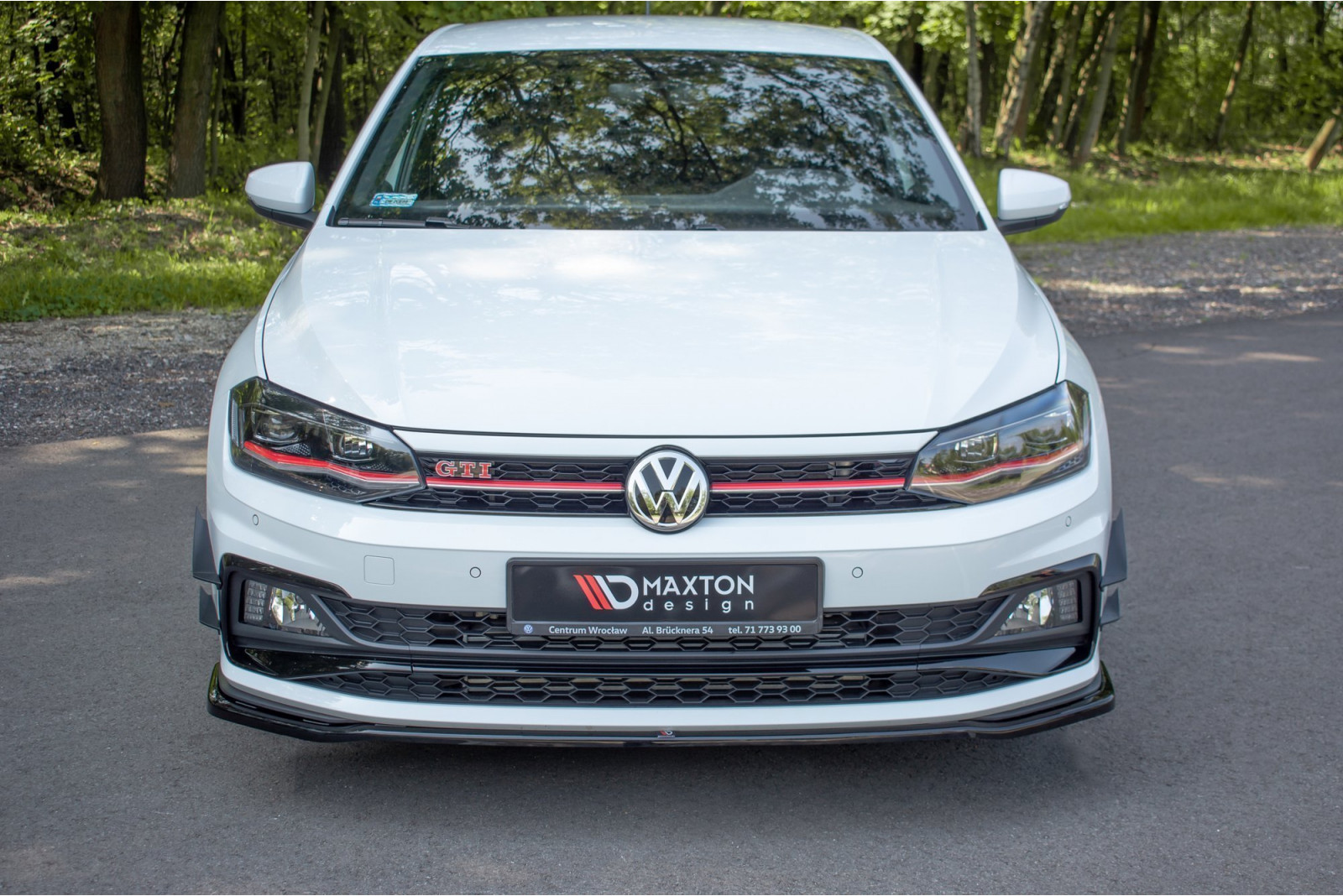 FRONT SPLITTER V.2 VW POLO MK6 GTI 