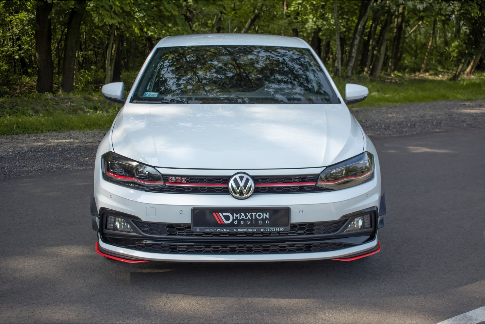 FRONT SPLITTER V.5 VW POLO MK6 GTI 