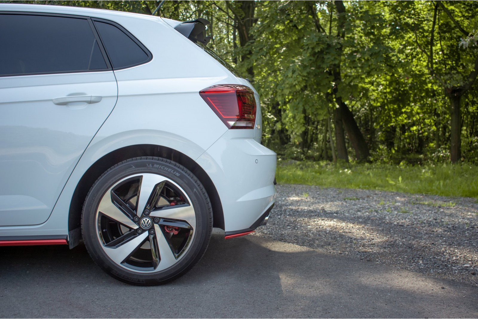 REAR SIDE SPLITTERS VW POLO MK6 GTI