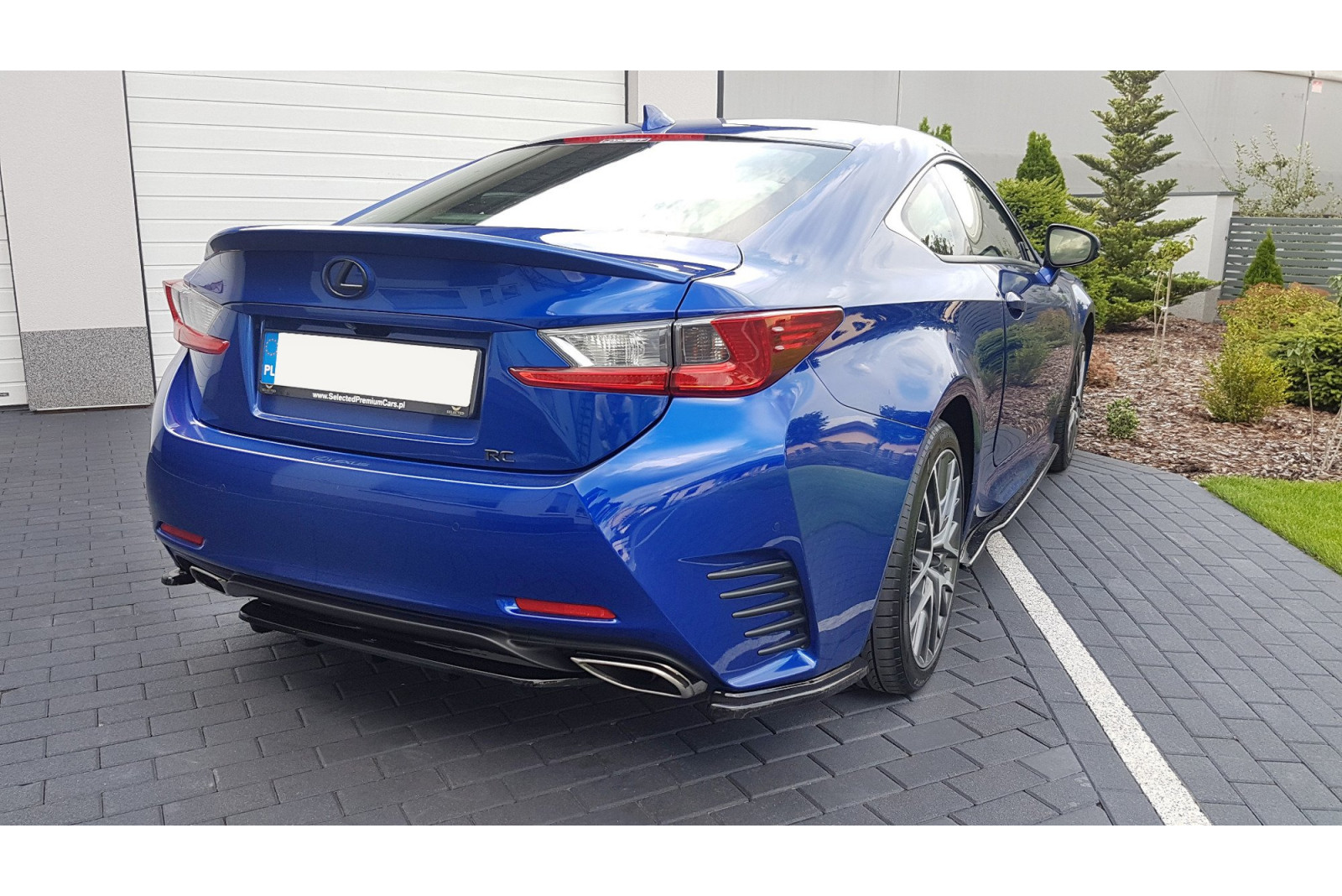 REAR SIDE SPLITTERS Lexus Rc 