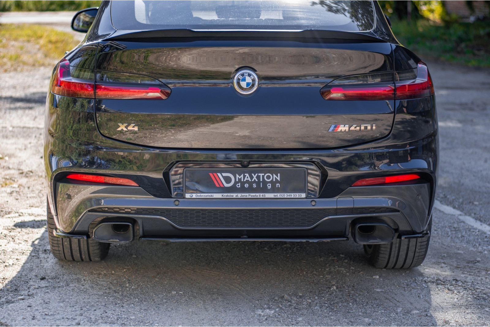 Splitter tylny środkowy BMW X4 M-Pack G02