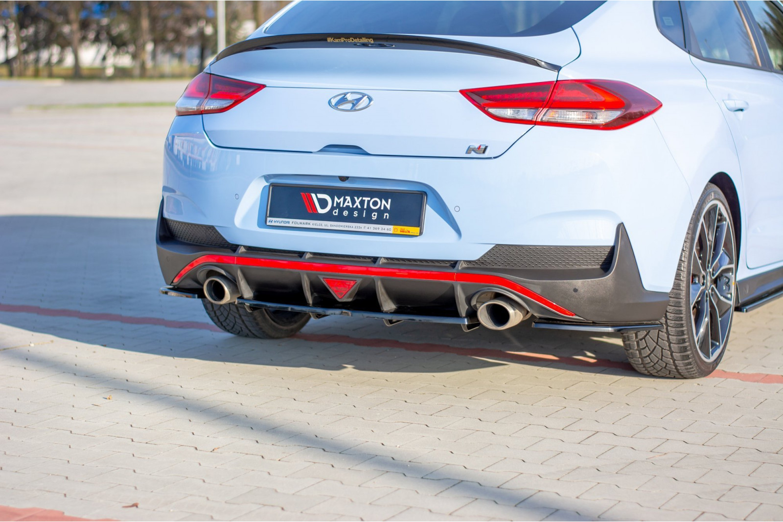 Splitter Tylny Środkowy (Z Dyfuzorem) Hyundai I30 N Mk3 Fastback 