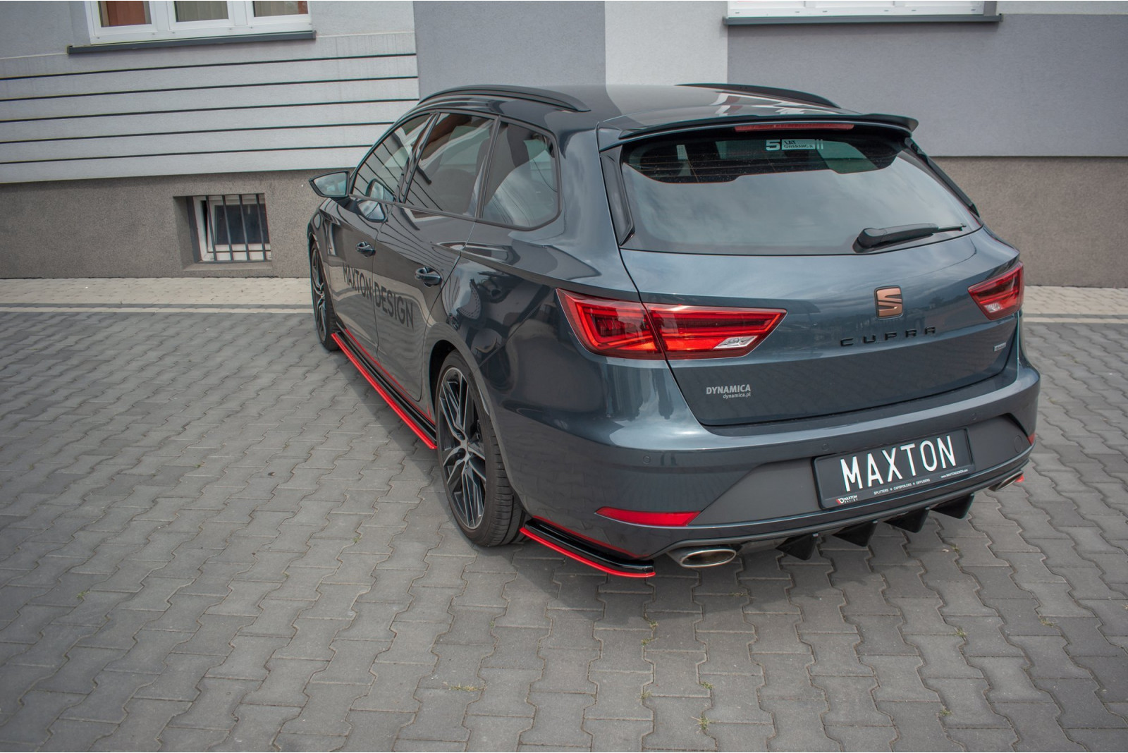 Splittery Tylne Boczne V.4 Seat Leon Cupra Mk3 FL Sportstourer