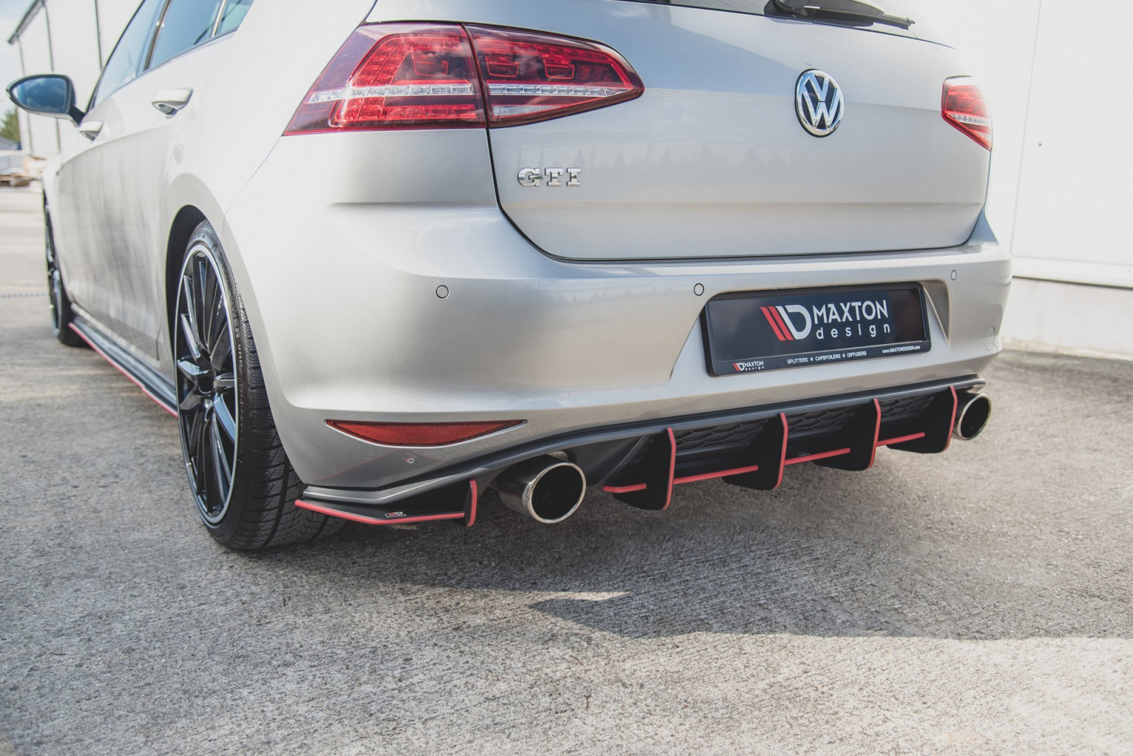 Dyfuzor Tylny Racing Durability V.1 Vw Golf 7 GTI 