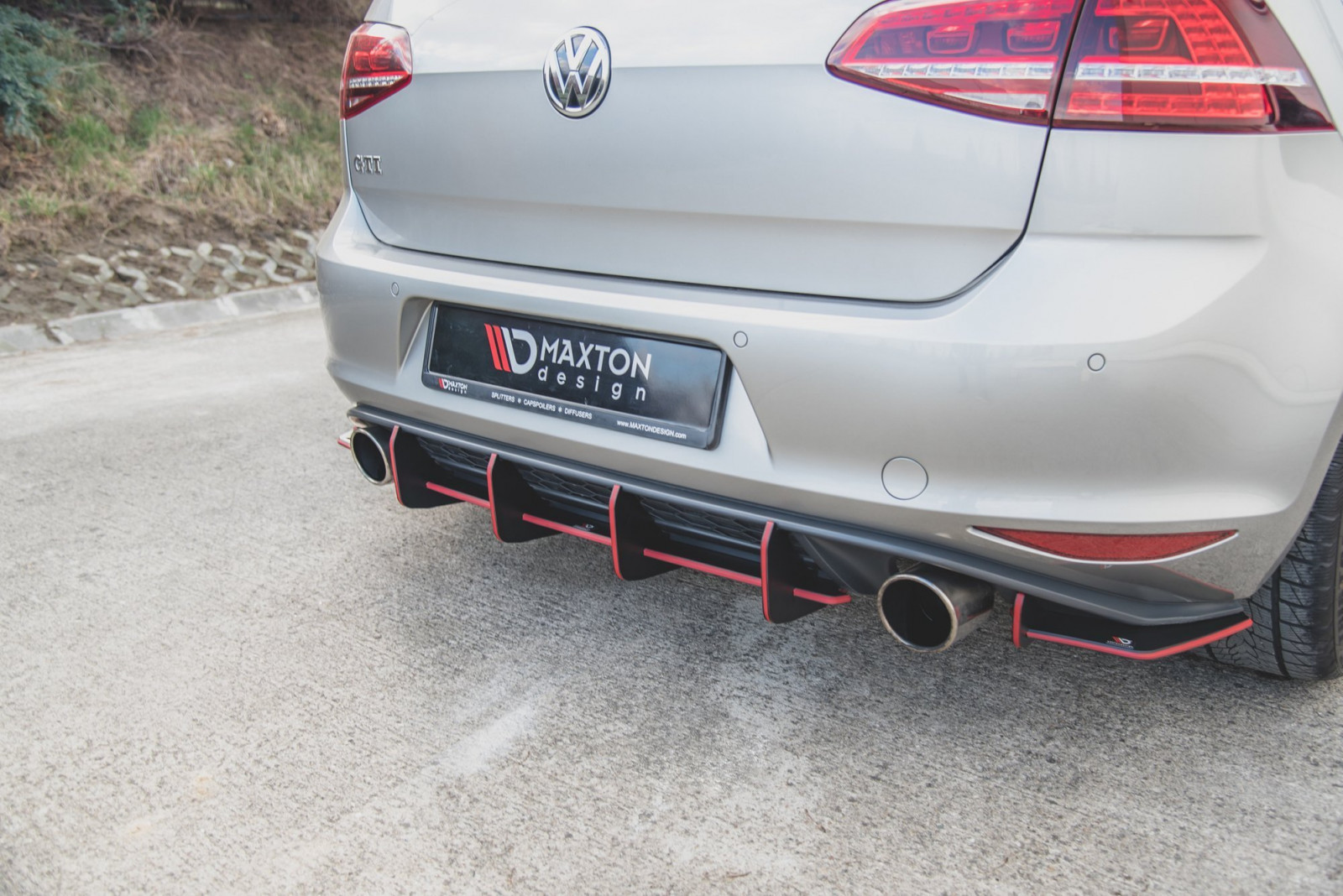 Dyfuzor Tylny Racing Durability V.1 Vw Golf 7 GTI 