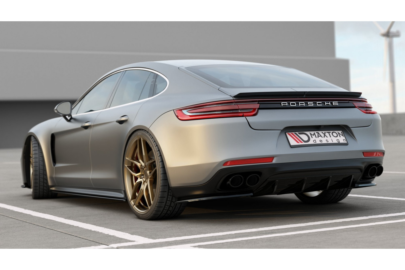 Dokładka Tylna Porsche Panamera Turbo 971