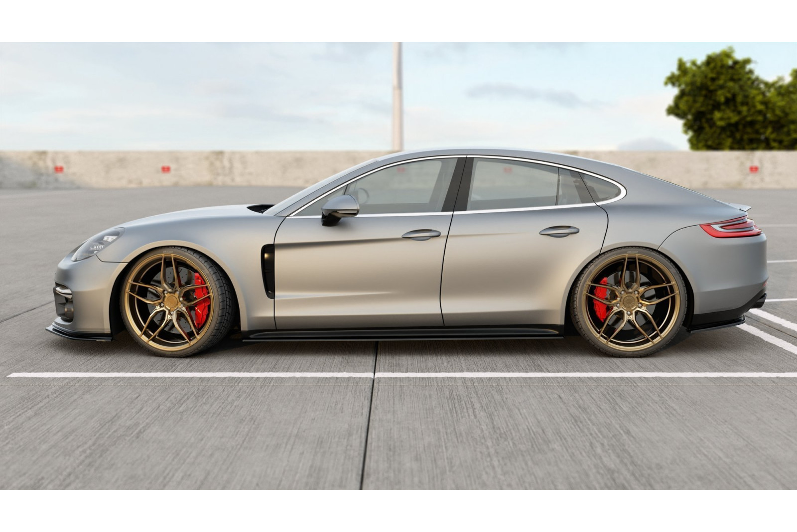 Dokładki Progów Porsche Panamera Turbo / GTS 971