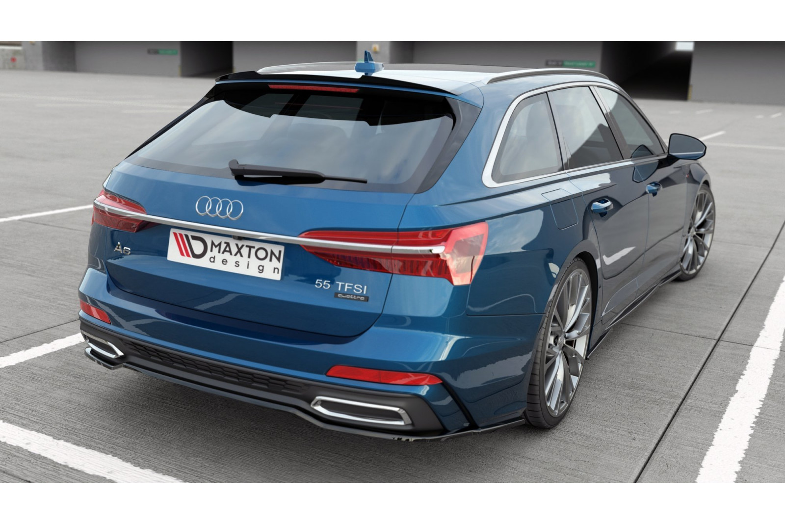 Splitter Tylny Środkowy Audi A6 S-Line Avant C8