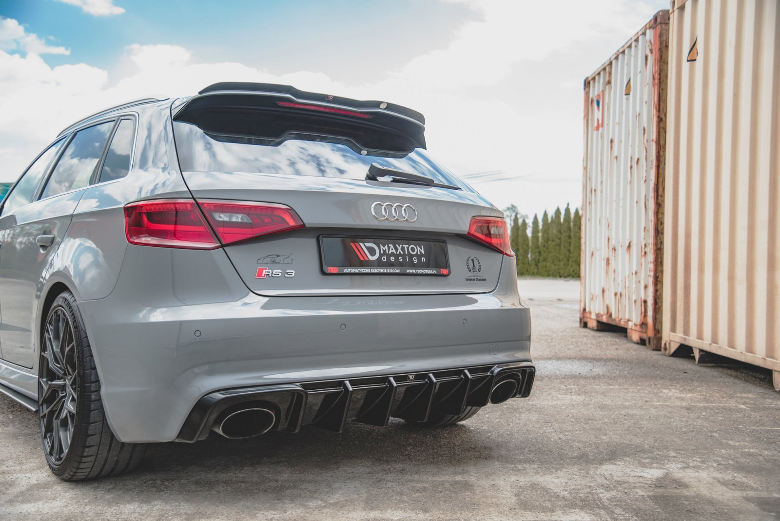 Dokładka Tylna Audi RS3 8V Sportback