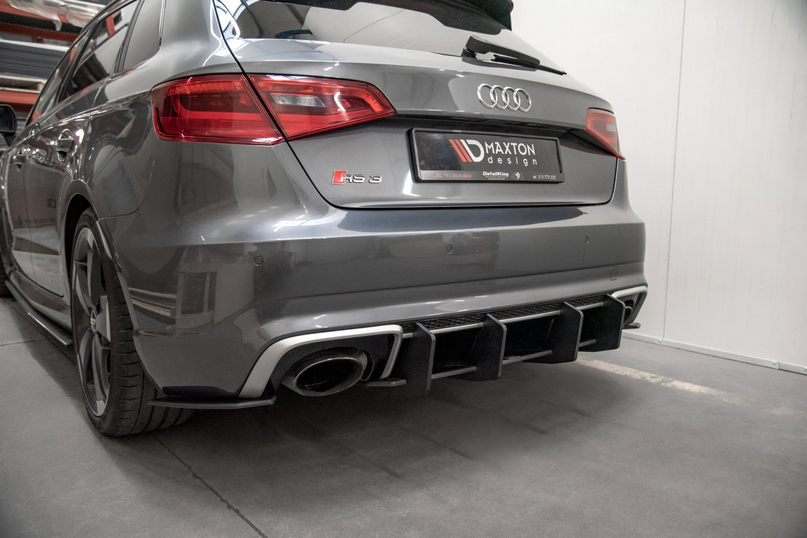 Dyfuzor Tylny Racing Durability V.2 Audi RS3 8V Sportback