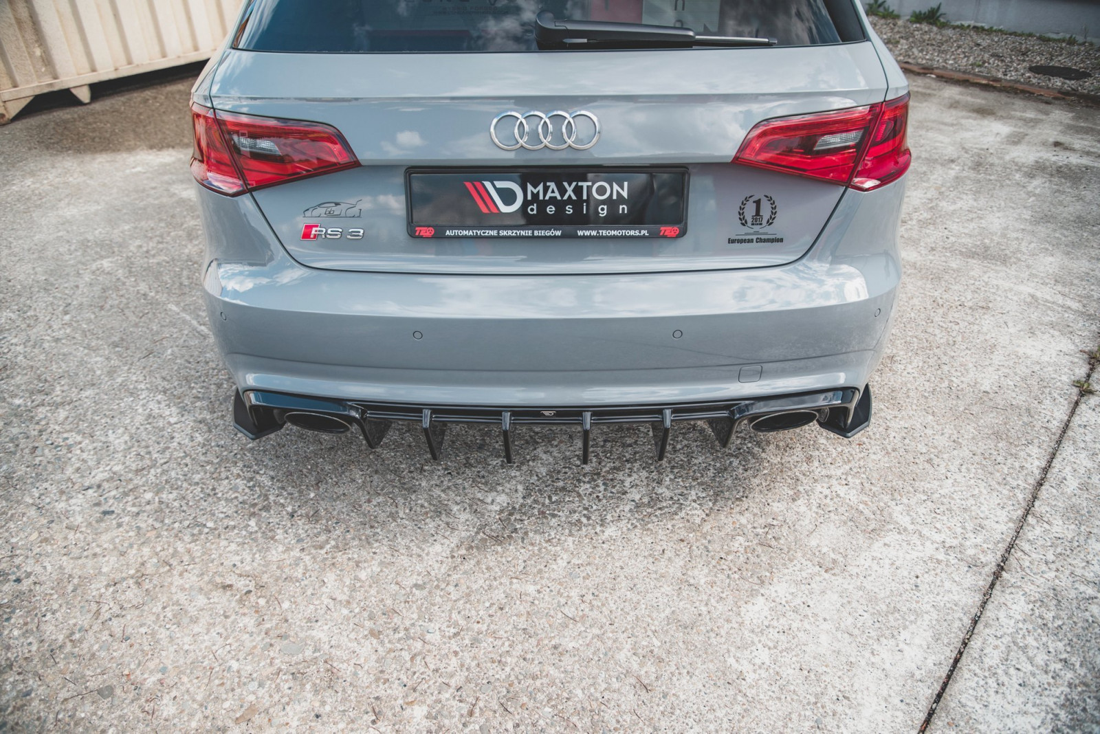 Splittery Tylne Boczne Racing Durability Audi RS3 8V Sportback