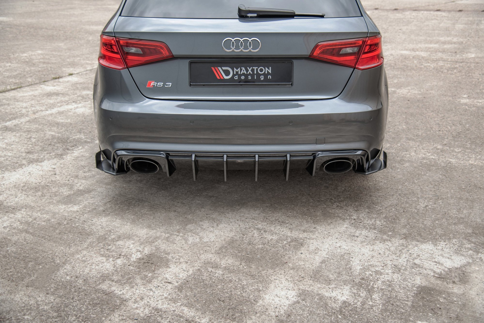 Splittery Tylne Boczne Racing Durability + Flaps Audi RS3 8V Sportback