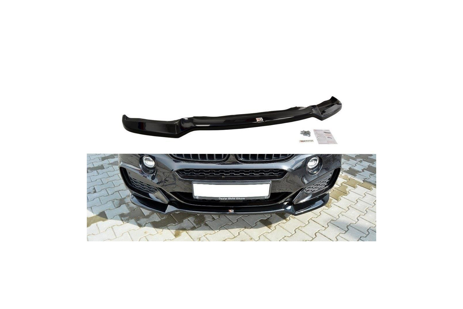 SPLITTER PRZEDNI  V.1 BMW X6 F16 MPACK