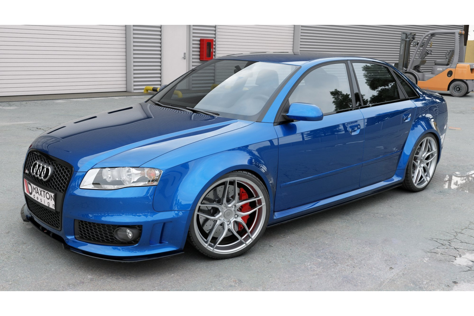 Splitter Przedni V.2 Audi RS4 B7