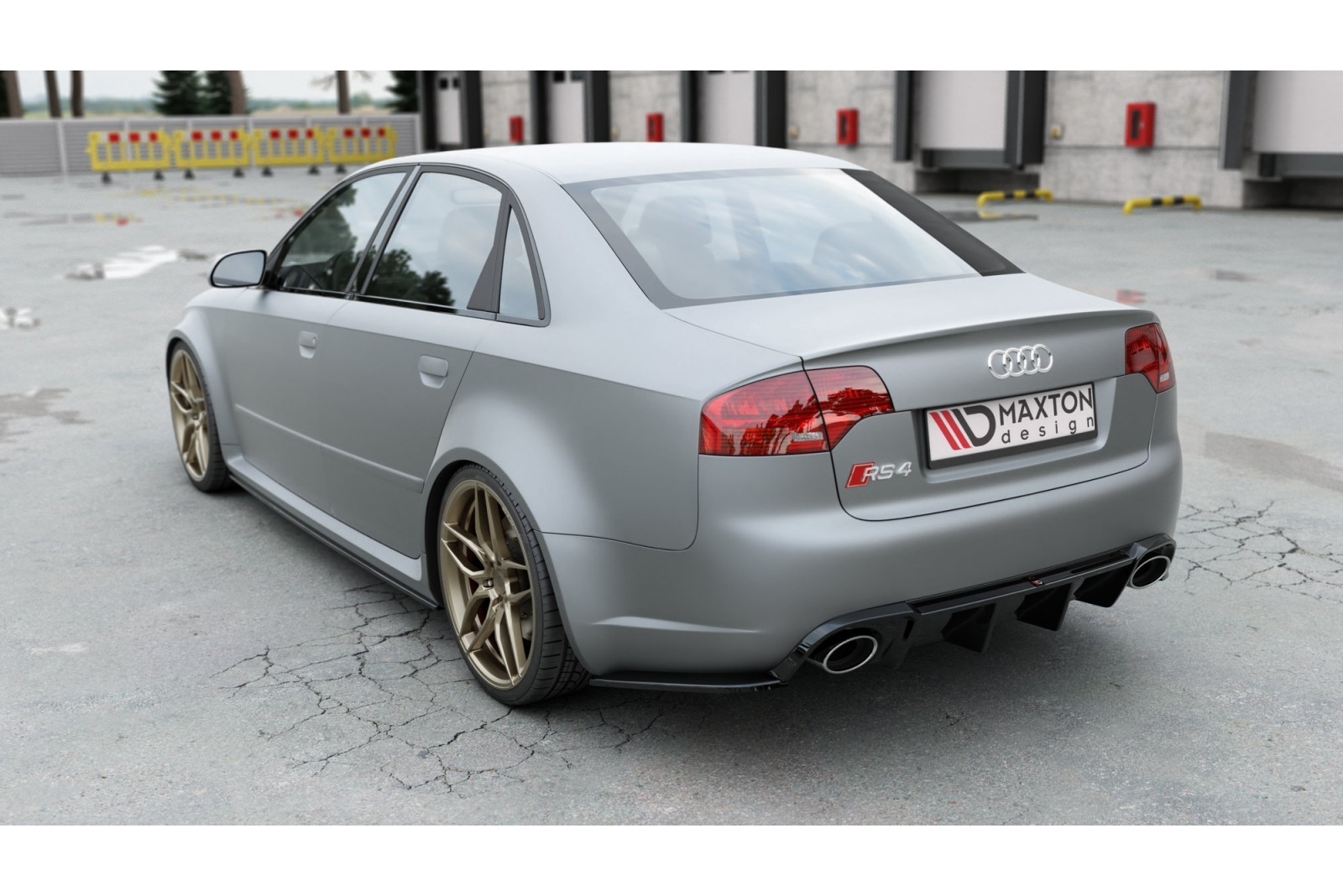 Dokładka Tylna Audi RS4 B7