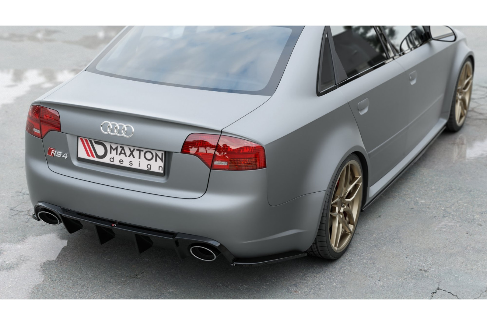 Dokładka Tylna Audi RS4 B7