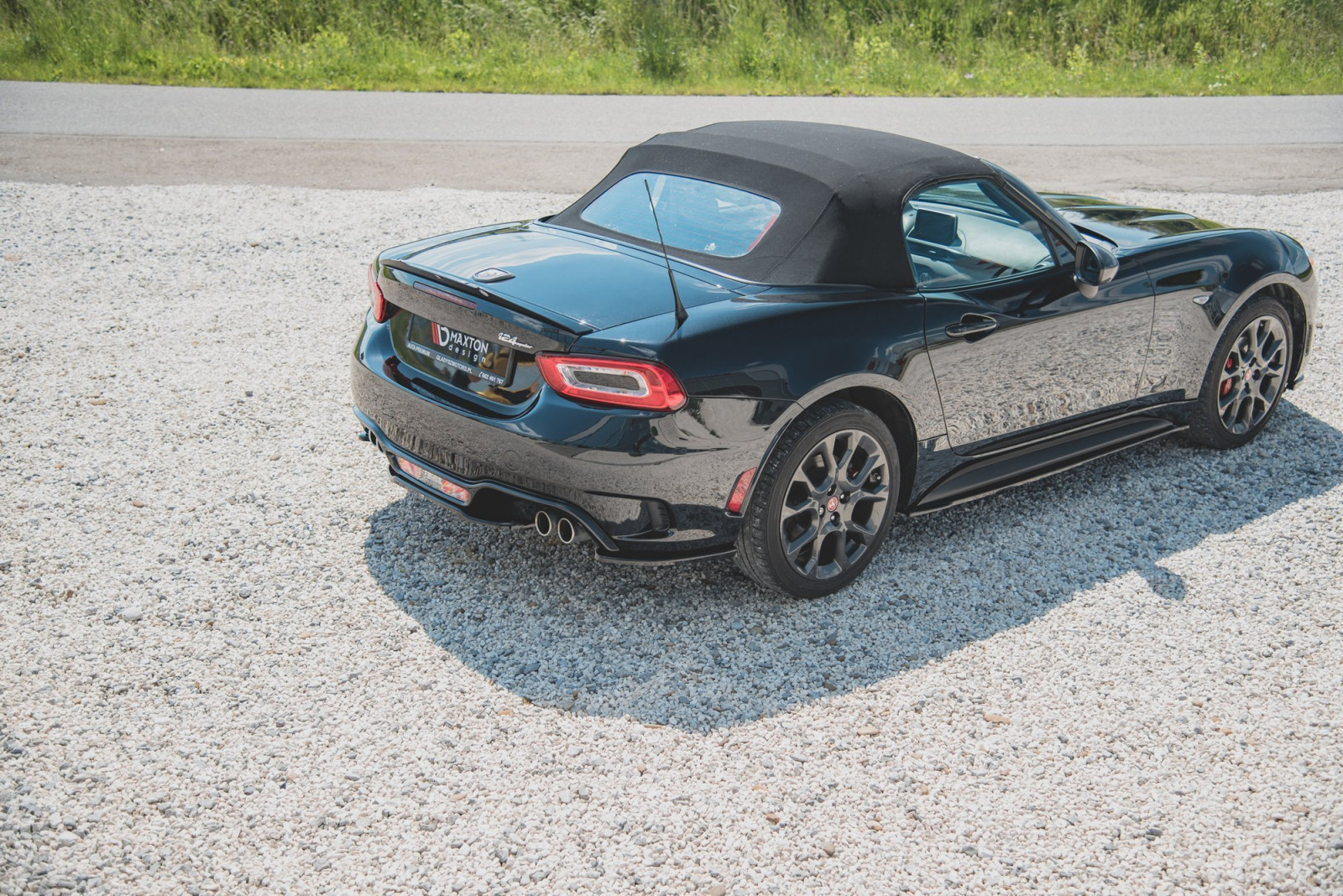 Splitter Tylny Środkowy Fiat 124 Spider Abarth