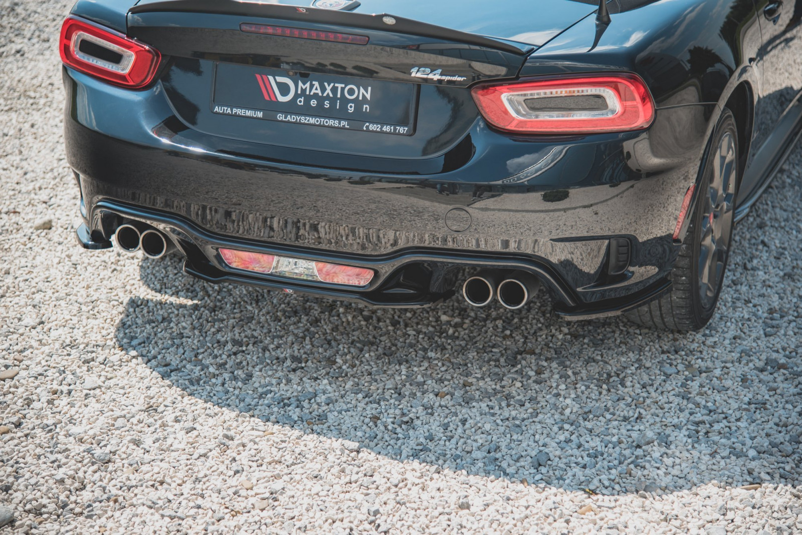 Splitter Tylny Środkowy Fiat 124 Spider Abarth