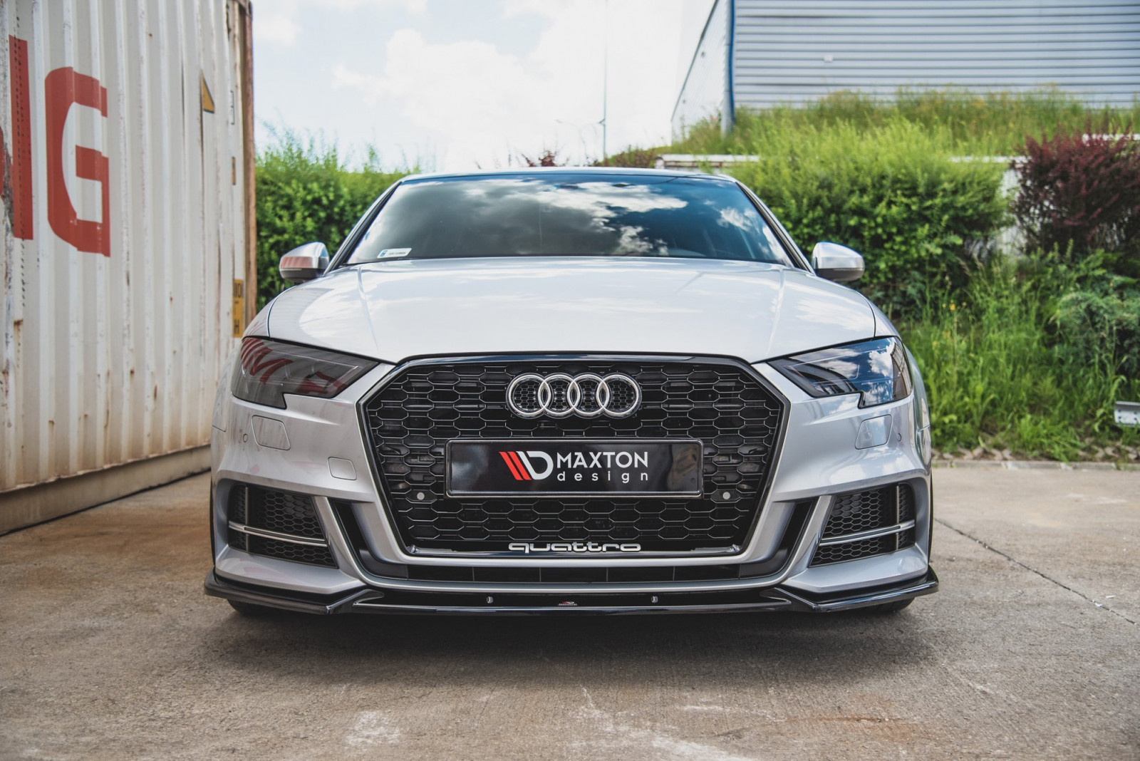 Splitter Przedni V.3 Audi S3 / A3 S-Line 8V FL Sedan