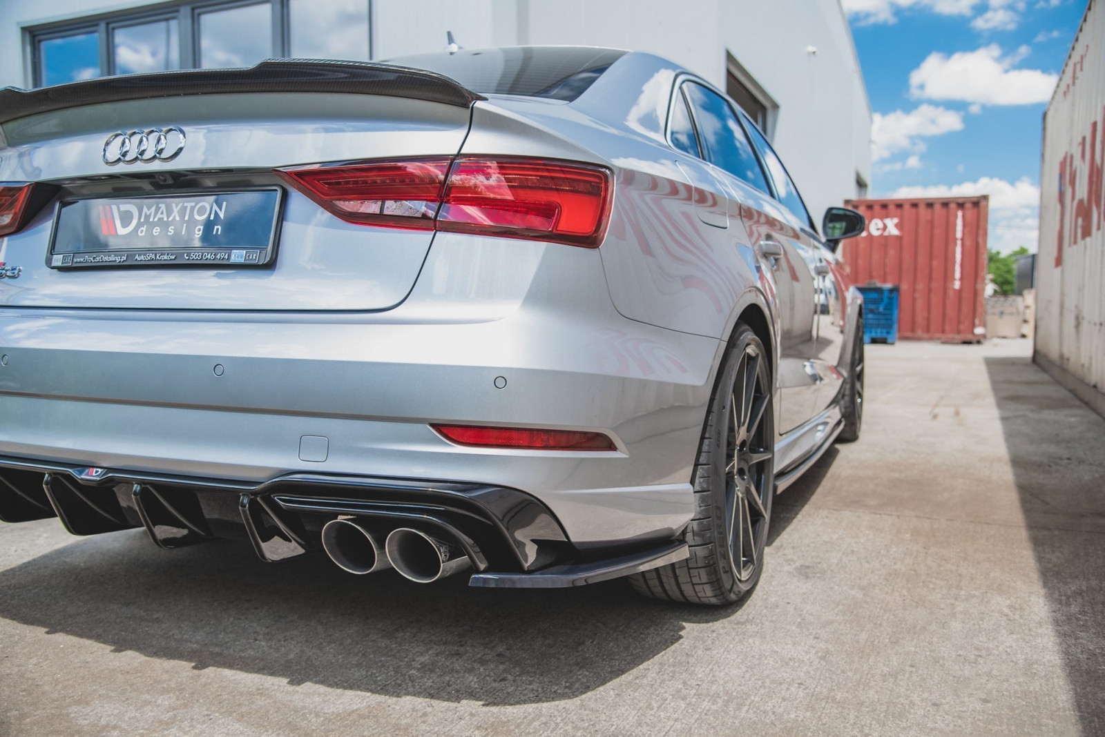 Splittery Tylne Boczne V.2 Audi S3 Sedan 8V Facelift