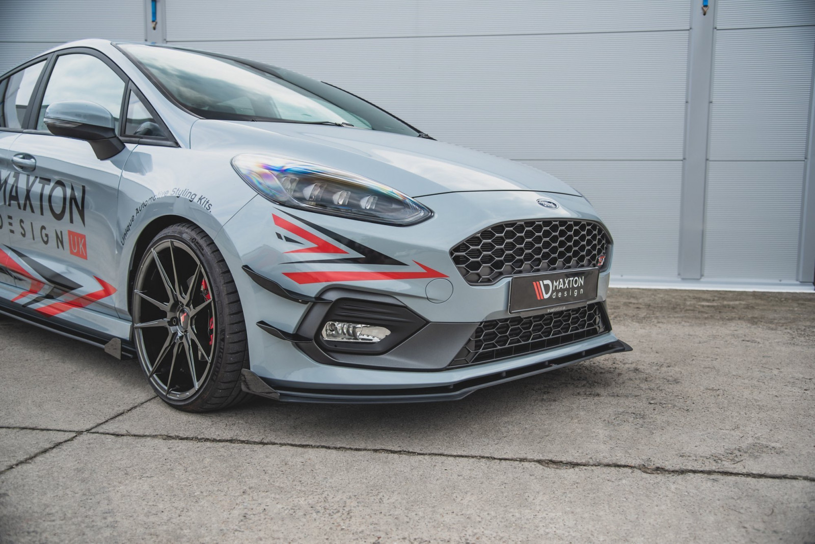 Splitter Przedni Racing Durability + Flaps Ford Fiesta Mk8 ST / ST-Line