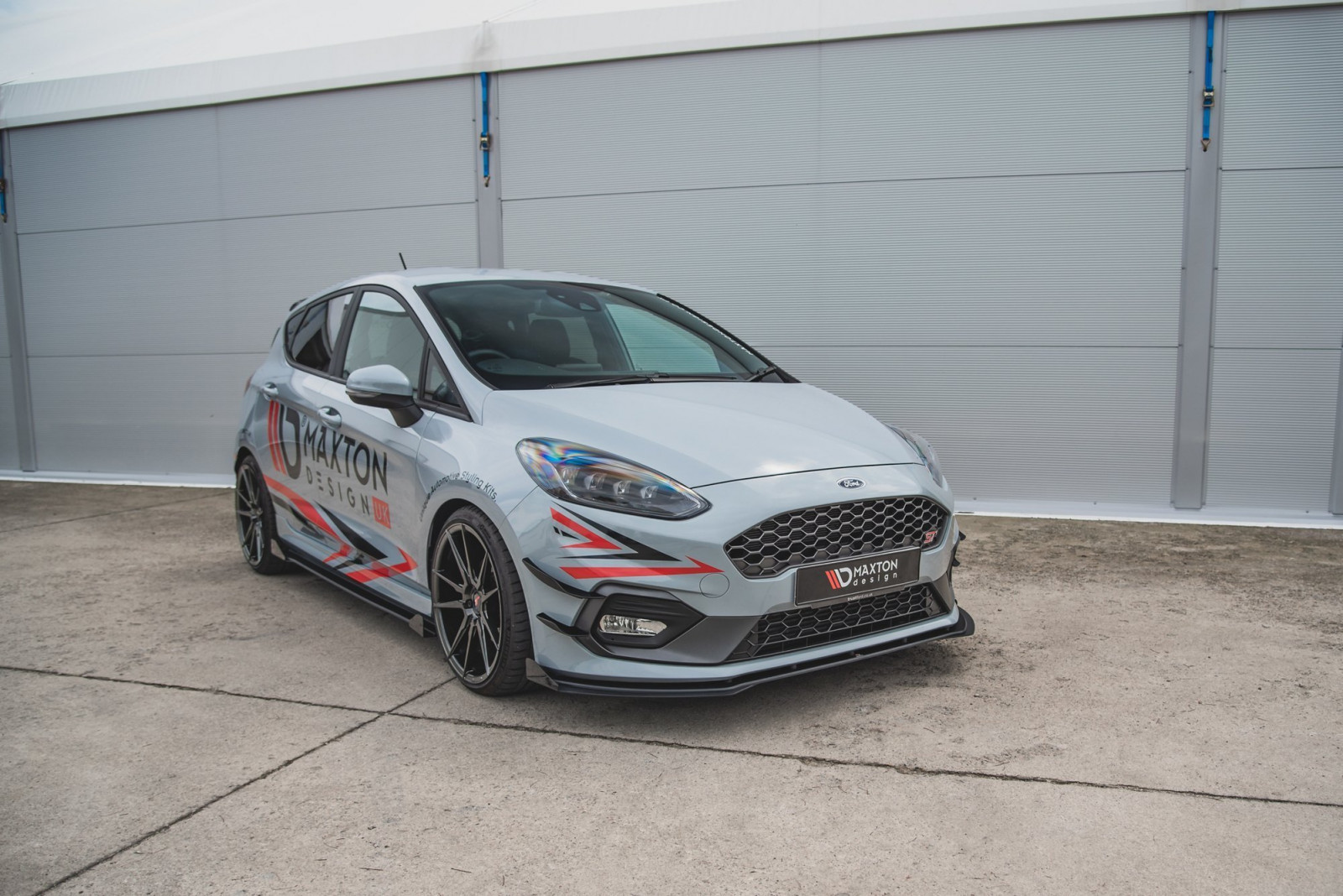 Splitter Przedni Racing Durability + Flaps Ford Fiesta Mk8 ST / ST-Line