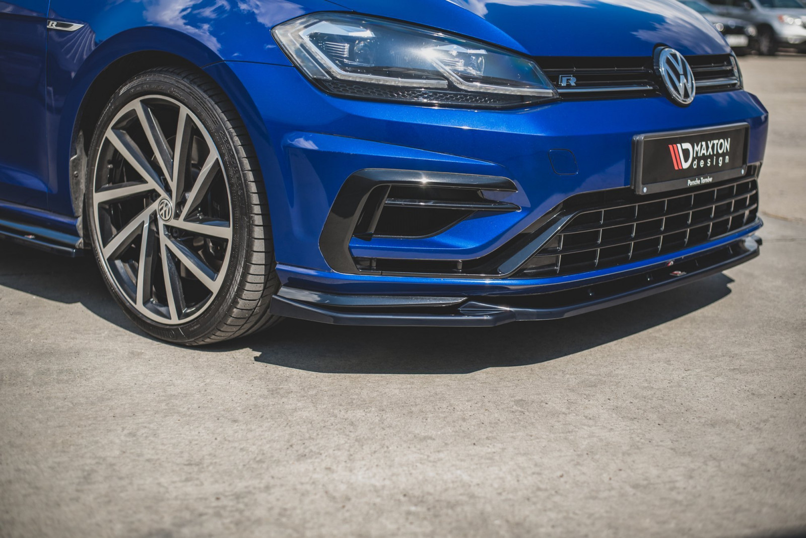 Splitter Przedni V.9 VW Golf 7 R / R-Line Facelift