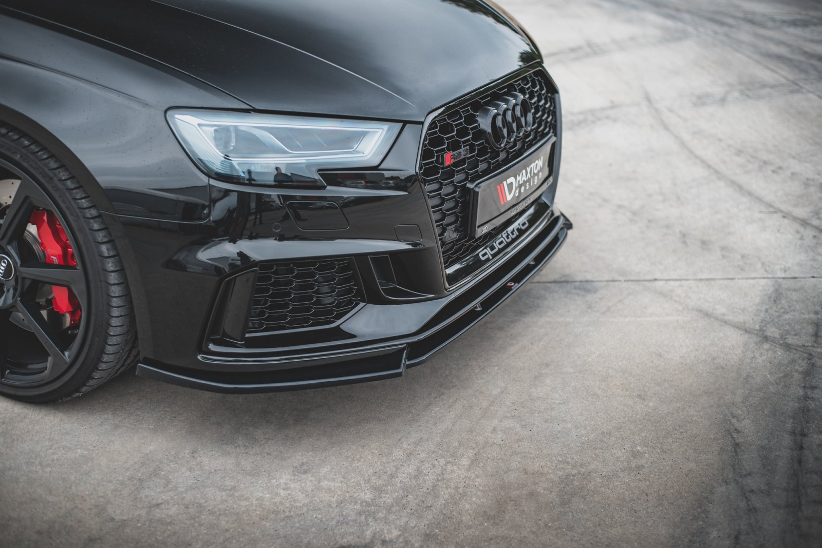 Splitter Przedni V.4 Audi RS3 8V FL Sportback