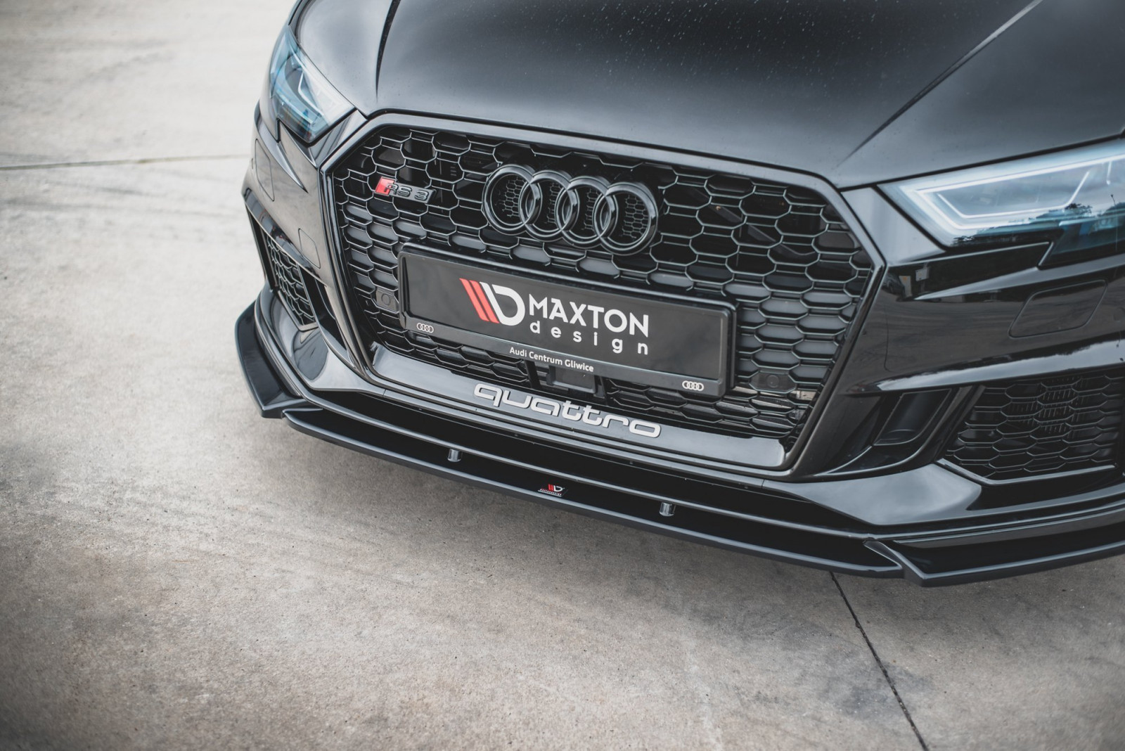 Splitter Przedni V.4 Audi RS3 8V FL Sportback