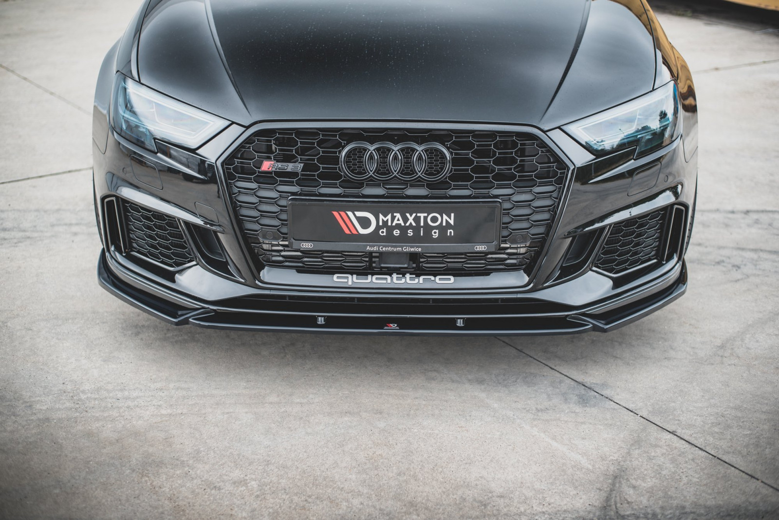 Splitter Przedni V.4 Audi RS3 8V FL Sportback