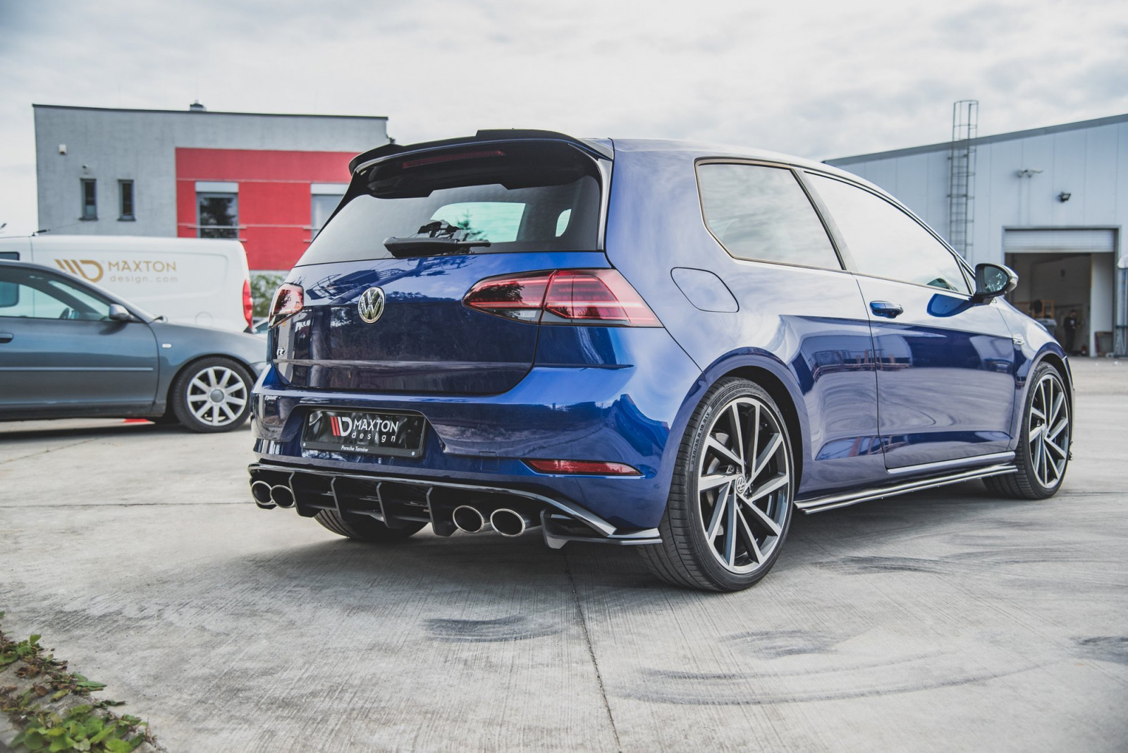 Splittery Tylne Boczne Racing Durability VW Golf 7 R Facelift