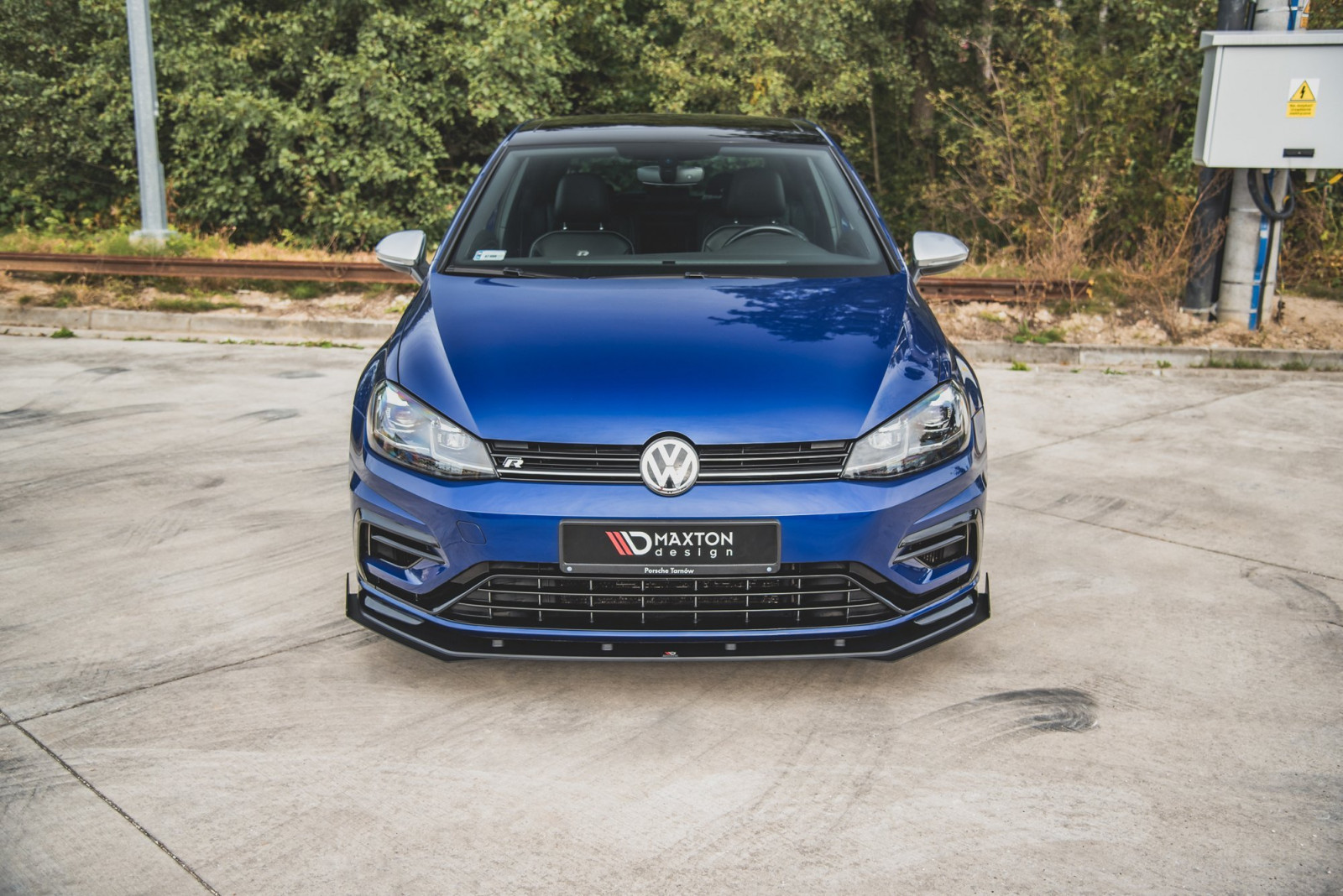 Splitter Przedni Racing Durability + Flaps VW Golf 7 R / R-Line Facelift