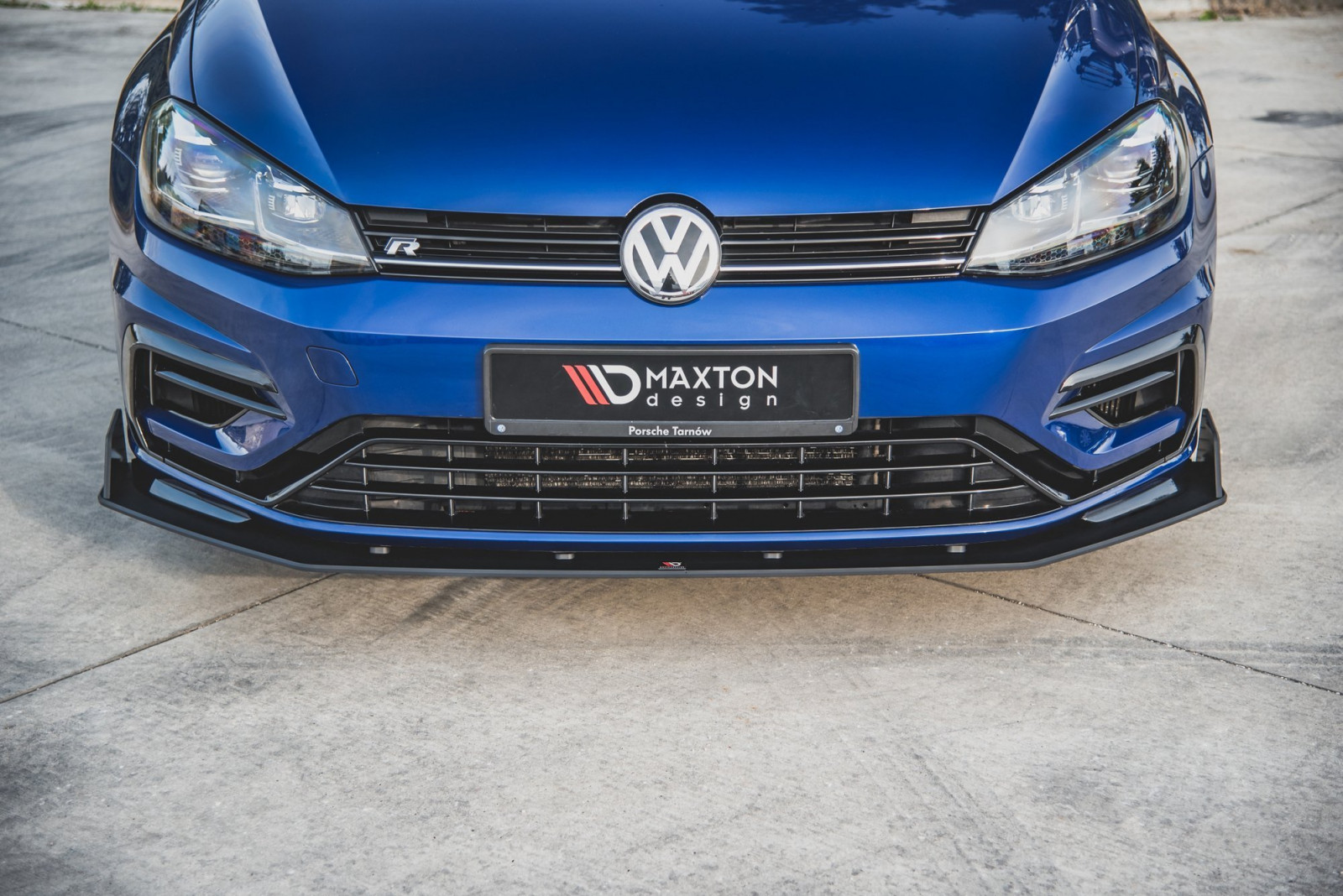 Splitter Przedni Racing Durability V.2 VW Golf 7 R / R-Line Facelift