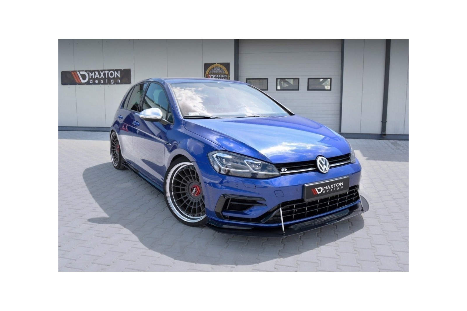 Hybrydowy Splitter Przedni Racing VW Golf 7 R / R-Line Facelift