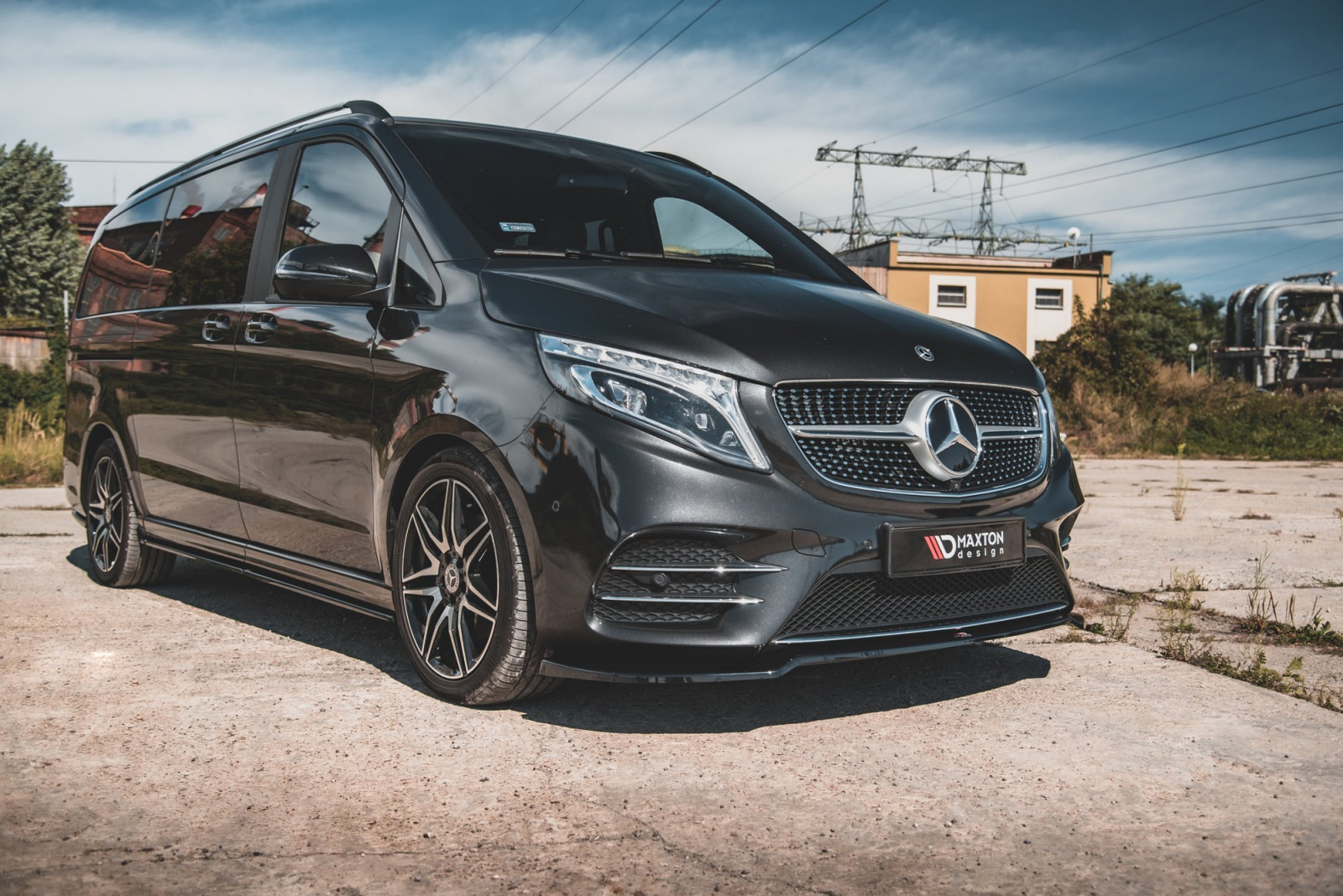 Splitter Przedni V.4 Mercedes-Benz V-Class AMG-Line W447 Facelift