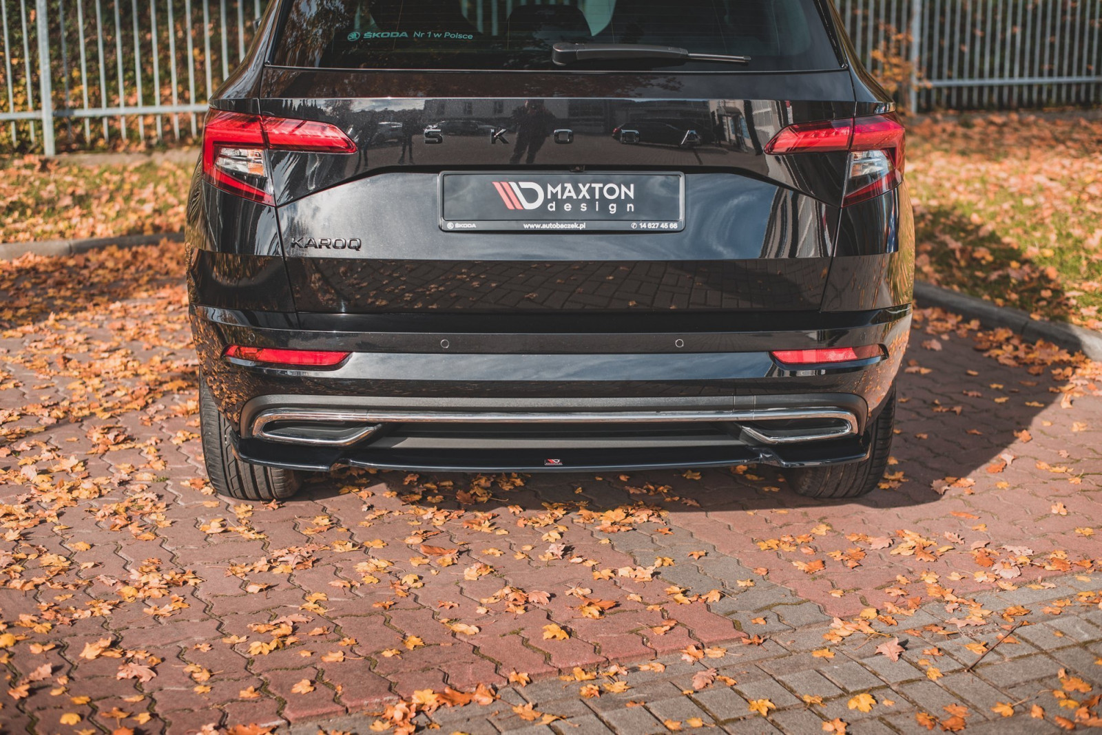 Splitter Tylny Środkowy Skoda Karoq Sportline