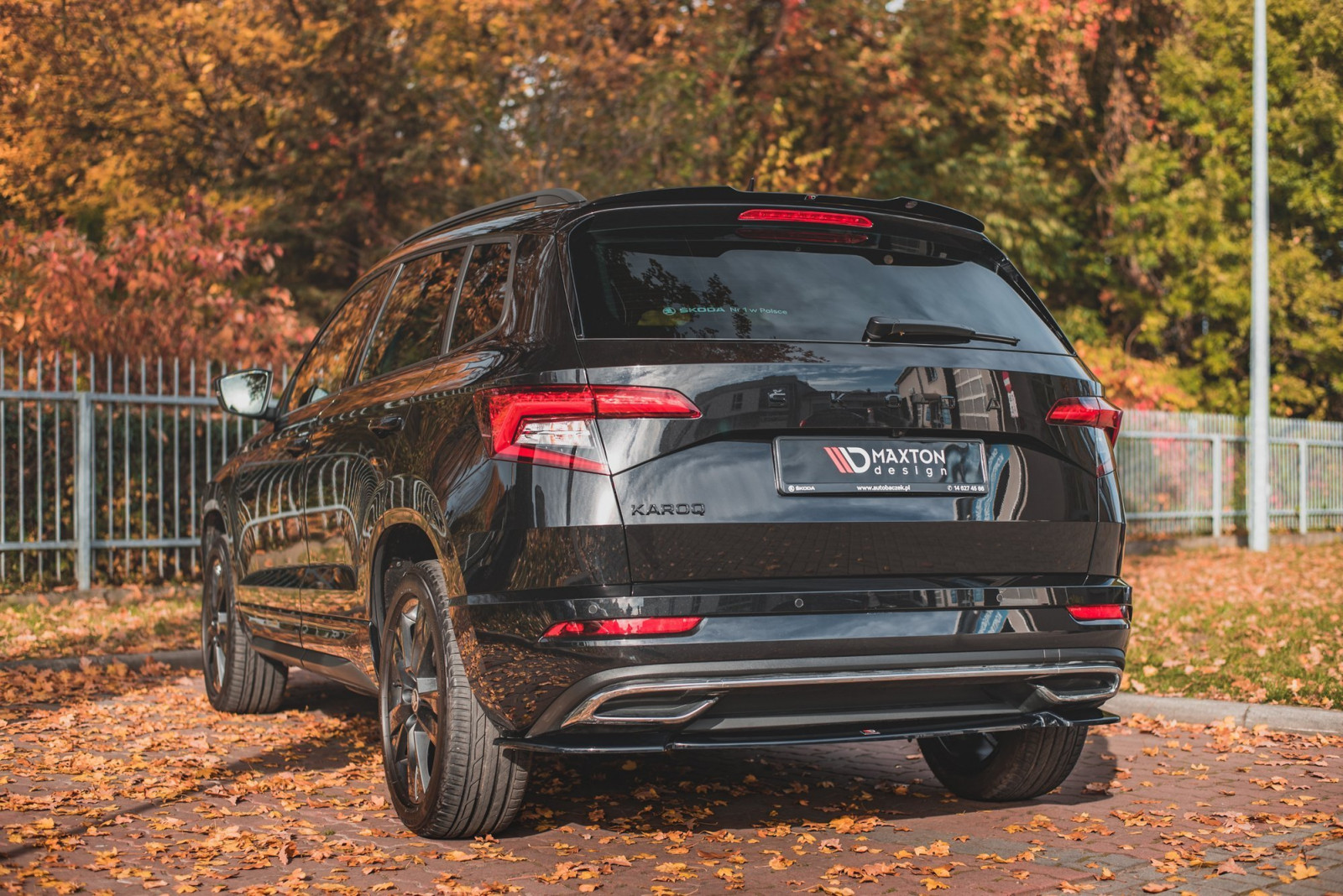 Splitter Tylny Środkowy Skoda Karoq Sportline