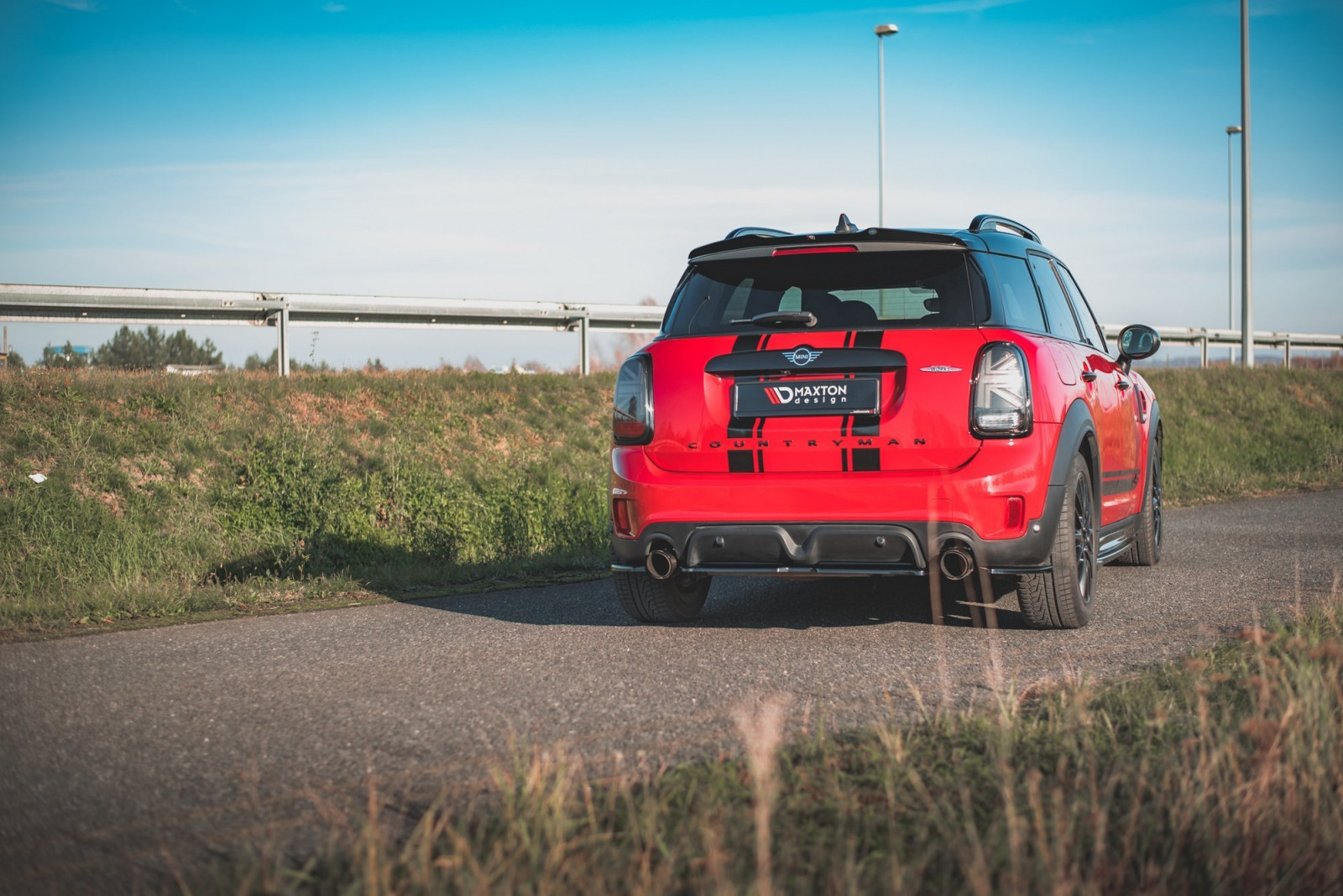 Splittery Tylne Boczne Mini Countryman Mk2 F60 JCW