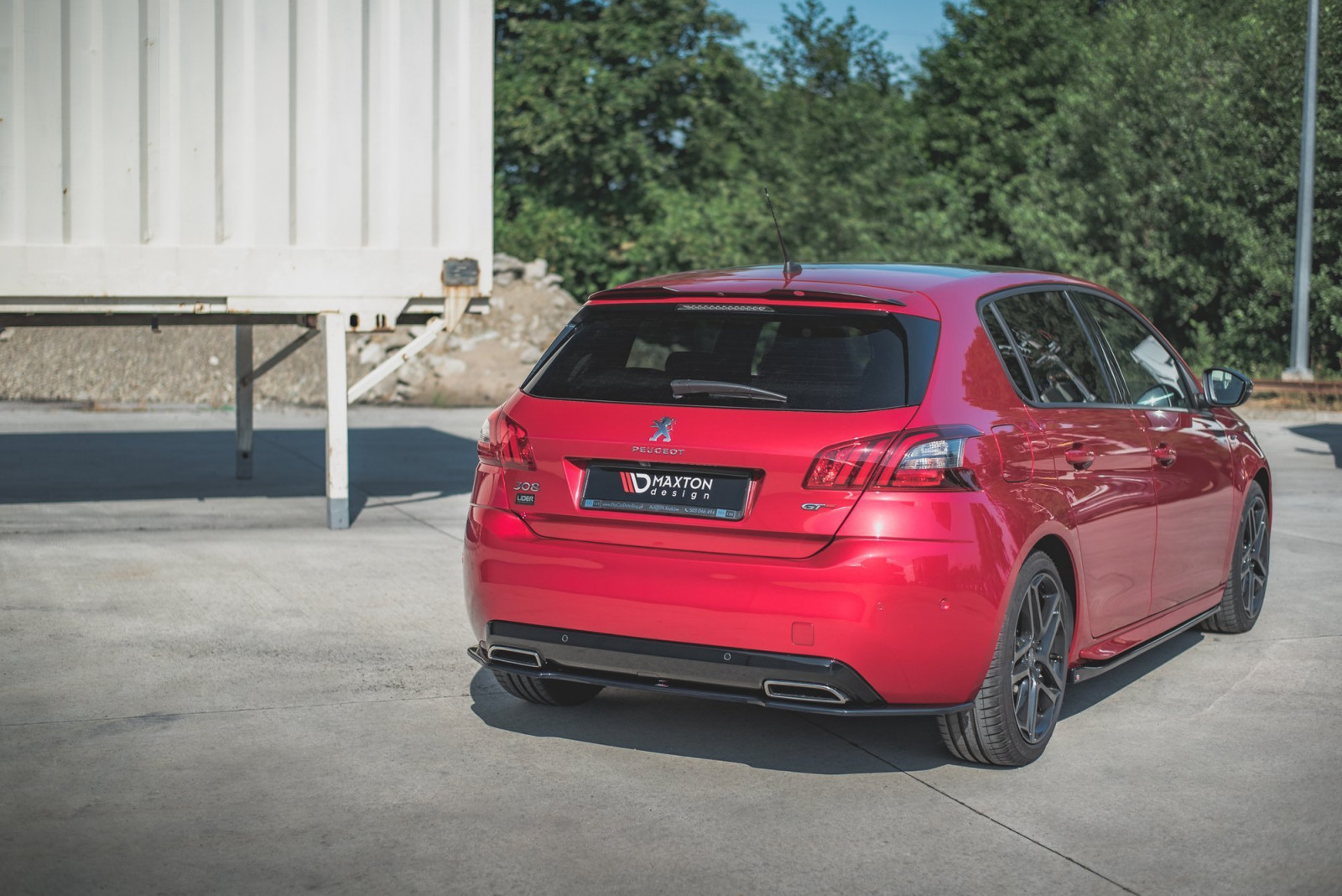 Splitter Tylny Środkowy Peugeot 308 GT Mk2 Facelift