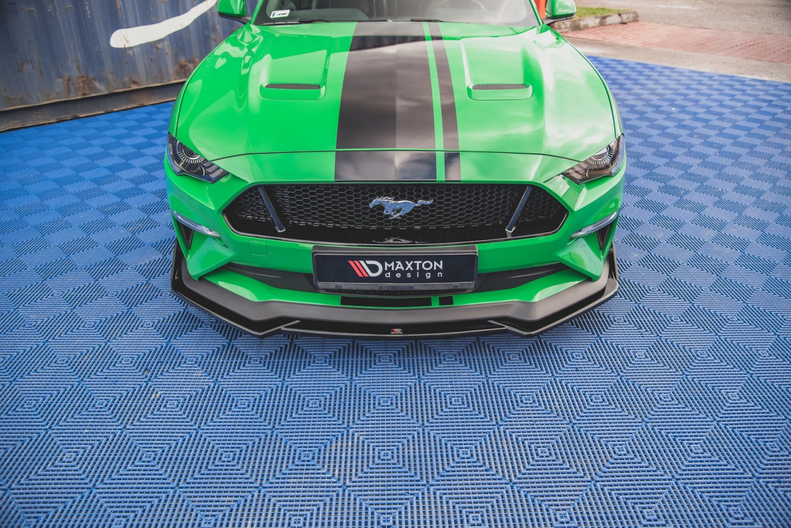 Splitter Przedni + Flaps V.1 Ford Mustang GT Mk6 Facelift