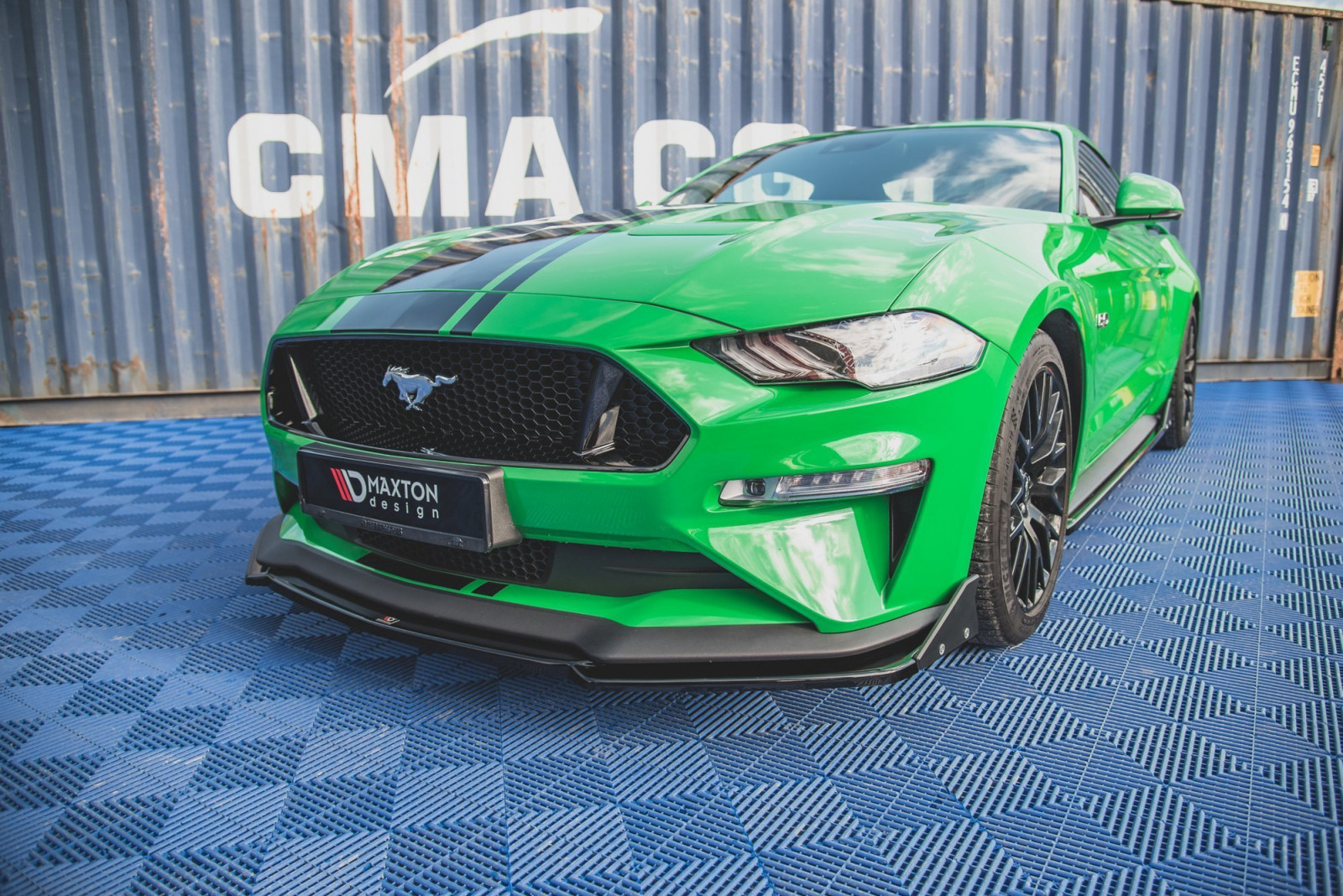 Splitter Przedni + Flaps V.2 Ford Mustang GT Mk6 Facelift